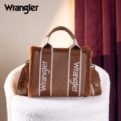 Bolsa Wrangler Sherpa Canvas WG181-8120SBR café
