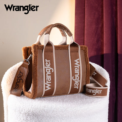 Bolsa Wrangler Sherpa Canvas WG181-8120SBR vista posterior