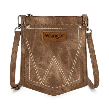 Bolsa Wrangler WG219-183BR café frontal