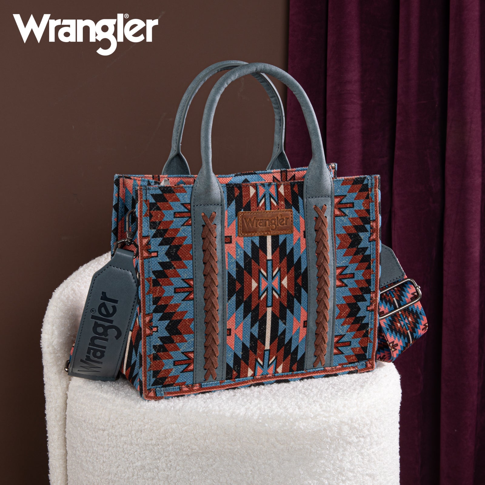 Bolsa Wrangler WG2213-8120SNY navy lateral