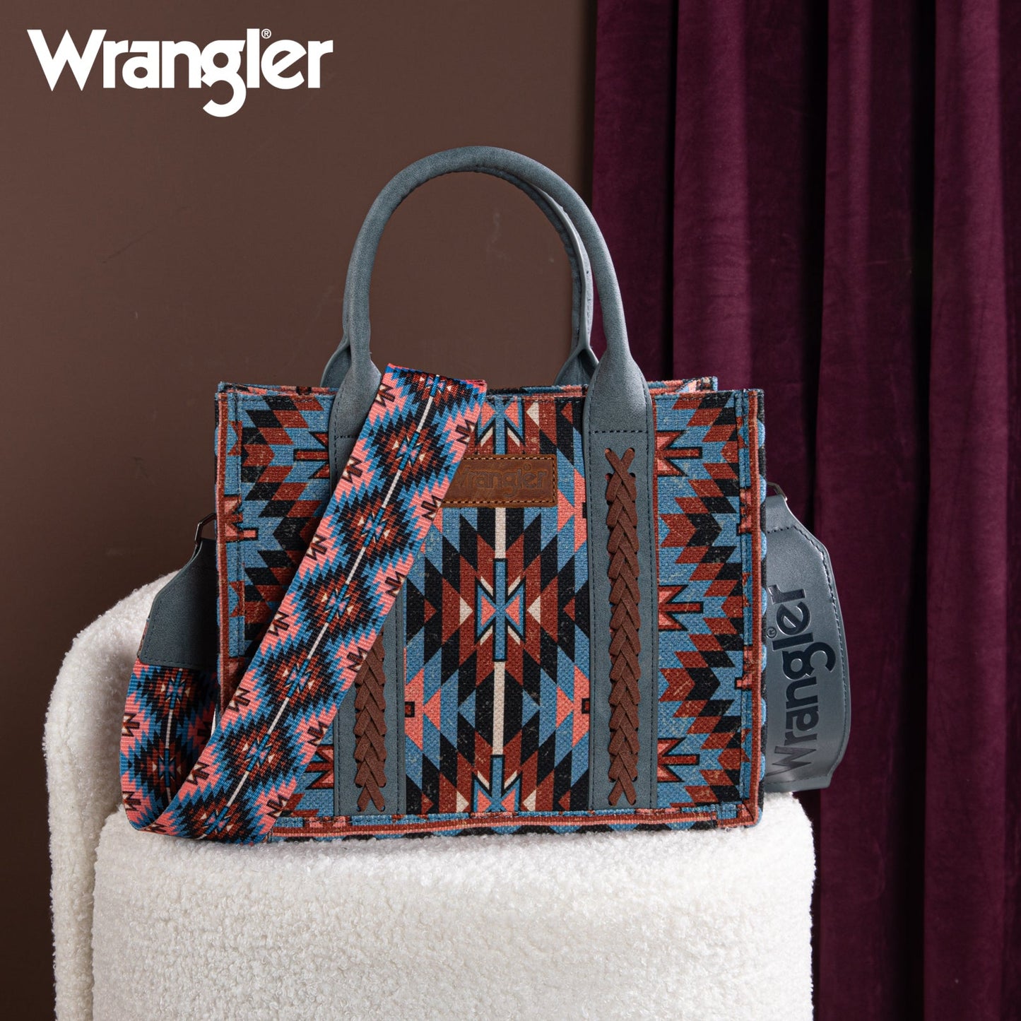 Bolsa Wrangler WG2213-8120SNY navy vista principal