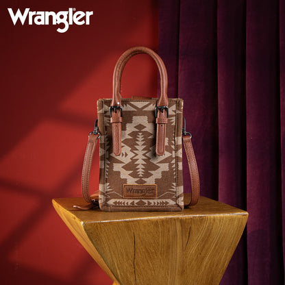 Bolsa Wrangler WG2212-8122BR café vista principal