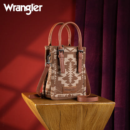 Bolsa Wrangler WG2212-8122BR café detalle