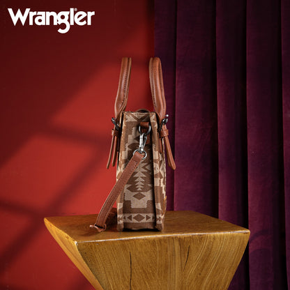 Bolsa Wrangler WG2212-8122BR café lateral