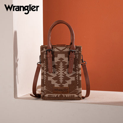 Bolsa Wrangler WG2212-8122BR café posterior