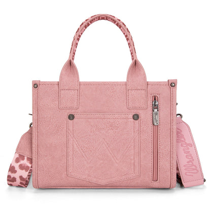 Bolsa Wrangler Leopard Print Rosa WG102-8120SPK detalle