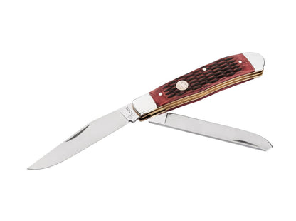 Navaja Boker 1095 Trapper Jigged Brown Bone