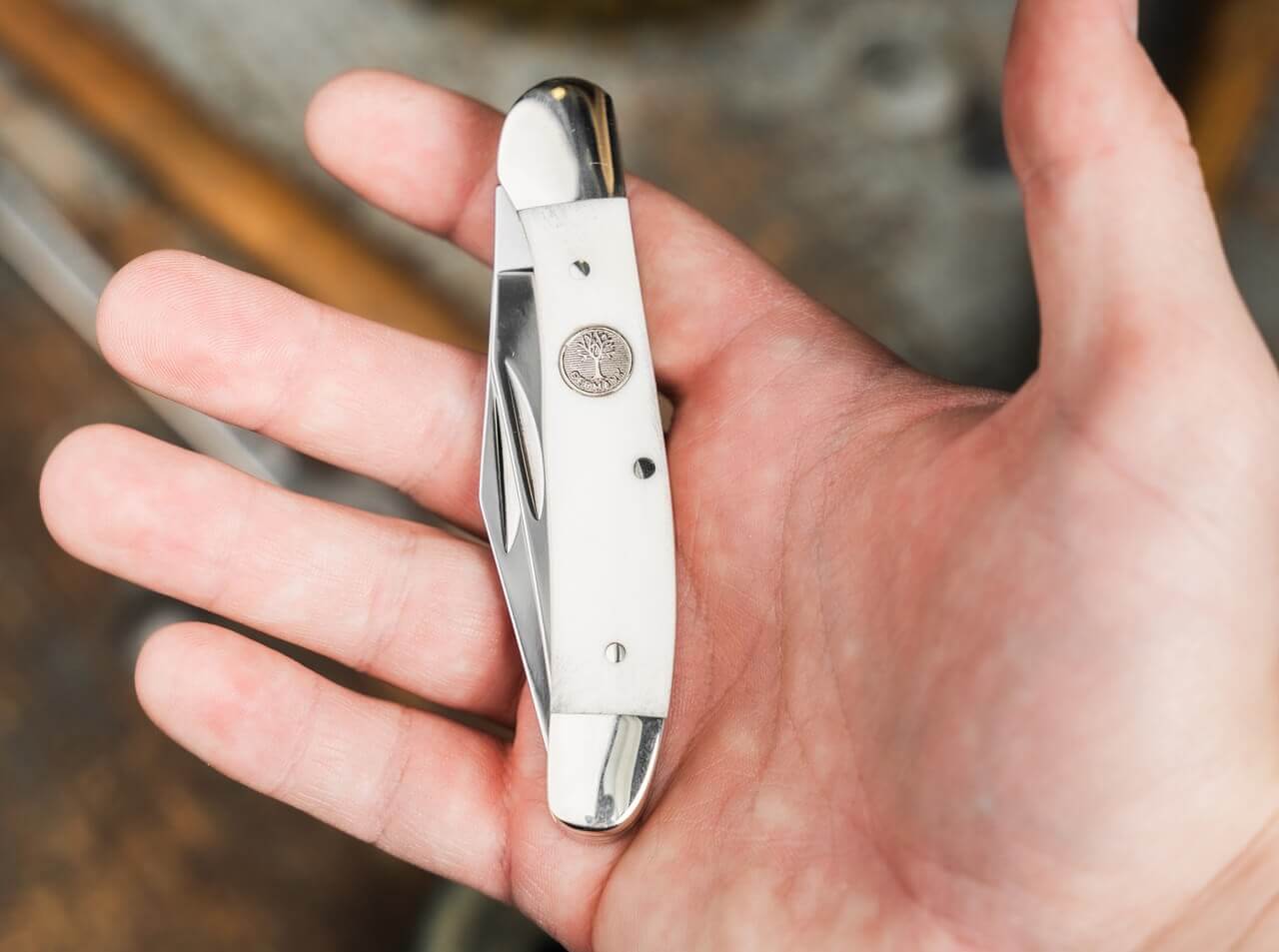 Boker Treebrand Copperhead Smooth White 110863