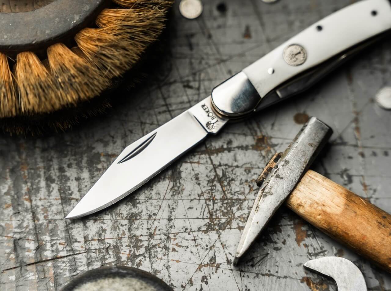 Boker Treebrand Copperhead Smooth White 110863
