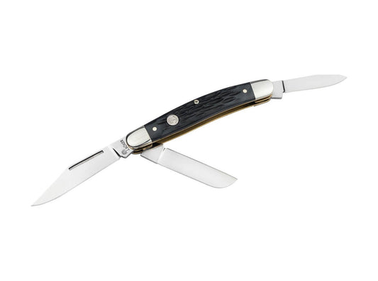Boker Treebrand Medium Stockman Jigged Black