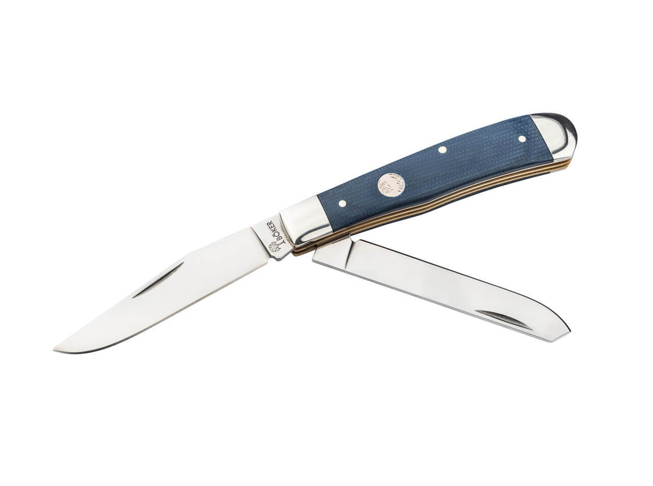 Navaja Boker Trapper Canvas Micarta Denim