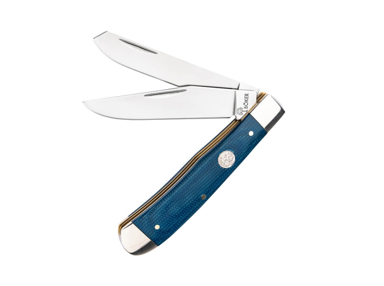 Navaja Boker Trapper Canvas Micarta Denim