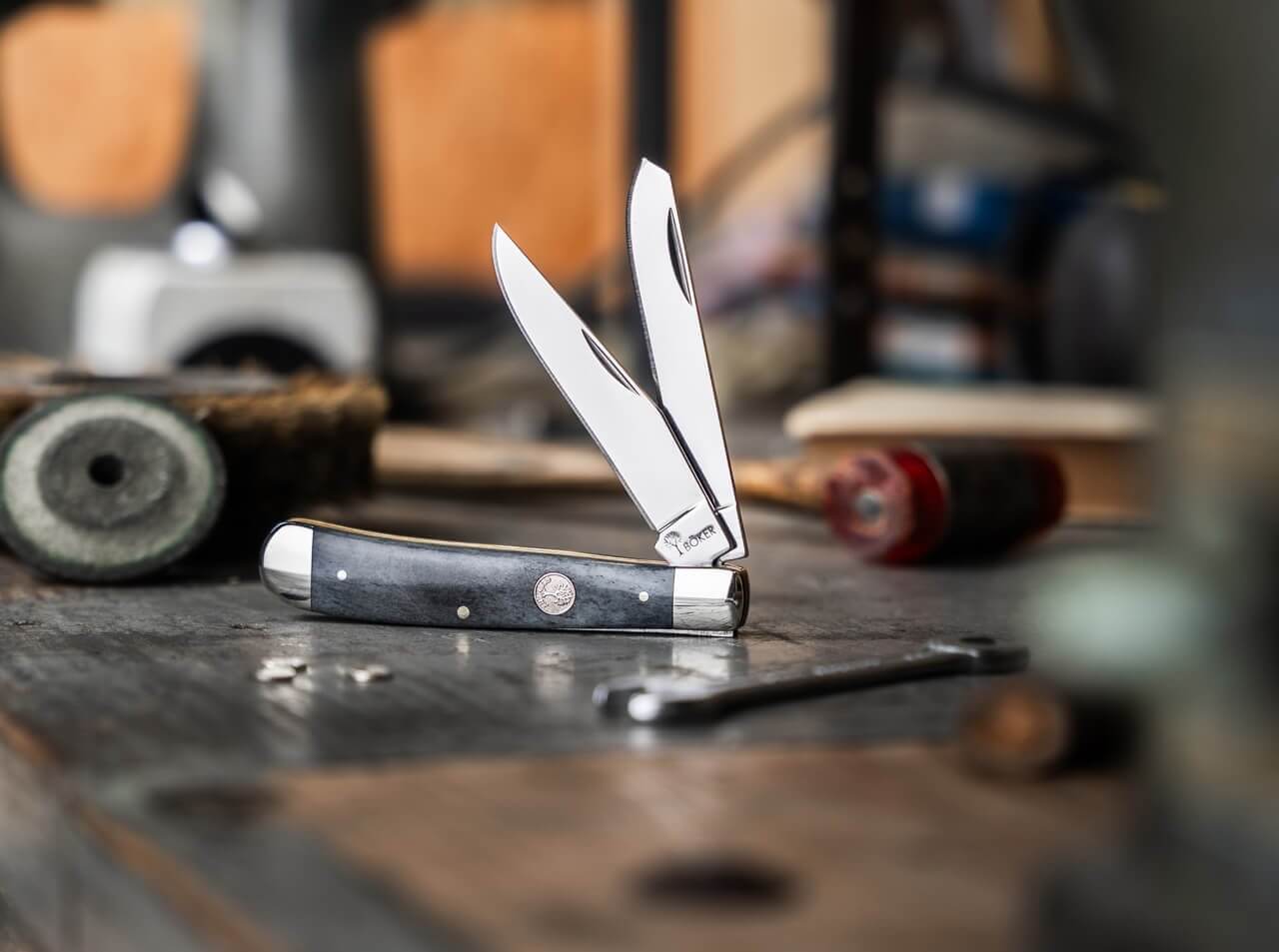 Navaja Boker Treebrand Trapper Smooth Grey 110827