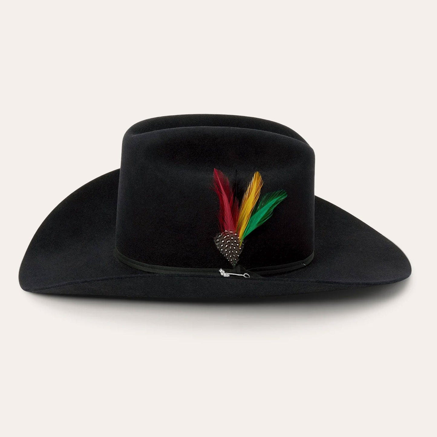Vista lateral Texana Stetson Rancher 6X Black