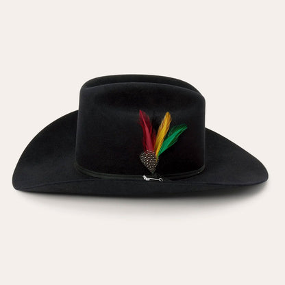 Vista lateral Texana Stetson Rancher 6X Black