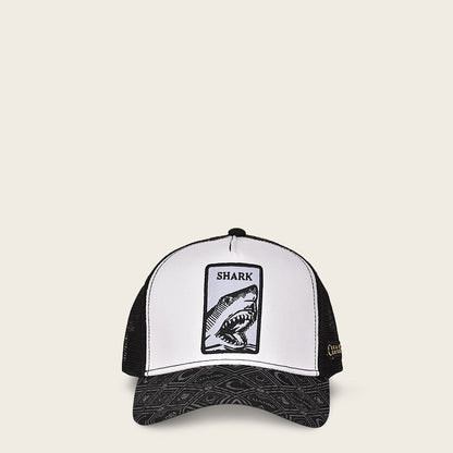 Gorra Cuadra con Parche de Tiburón