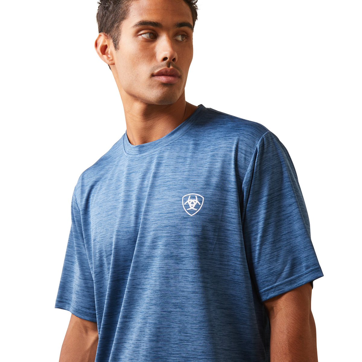 Playera Ariat Charger Stamp Azul