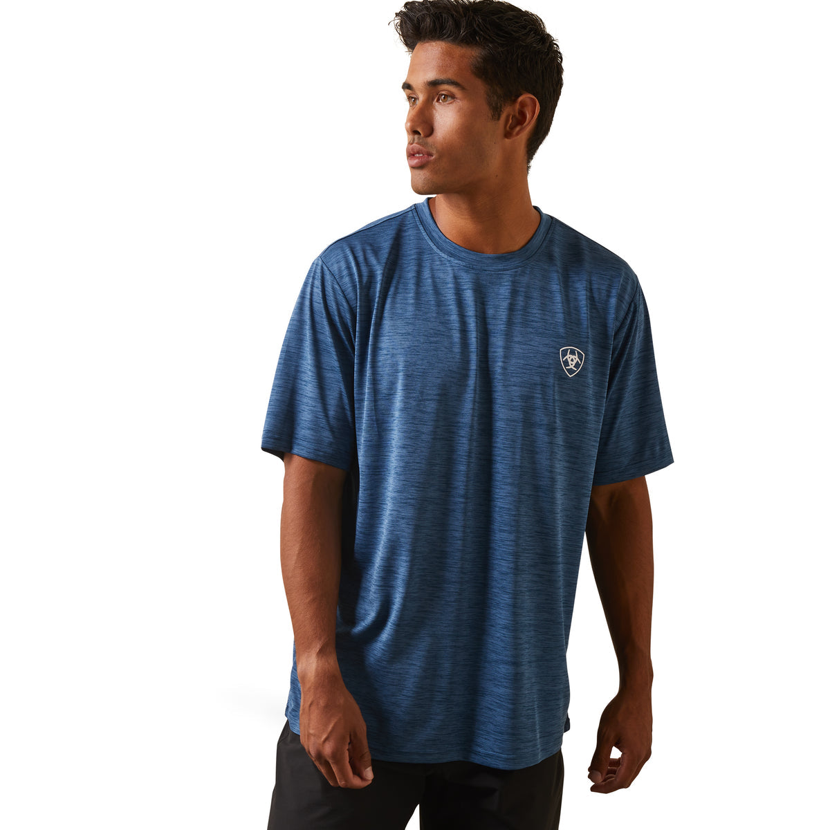Playera Ariat Charger Stamp Azul