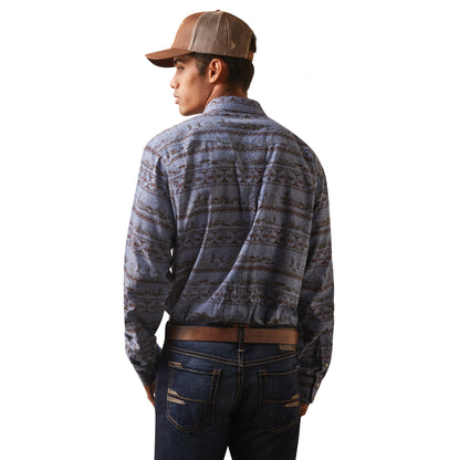 Camisa Ariat Haddington Corte Retro Botón A Presión