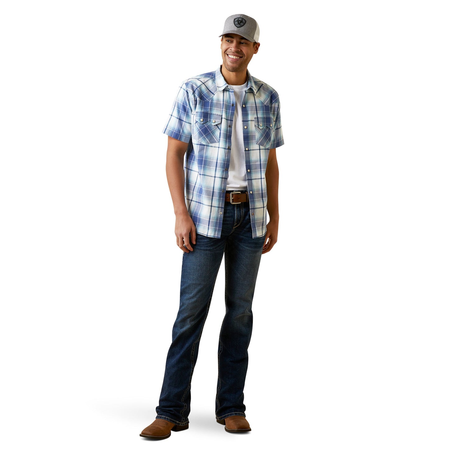 Camisa Ariat Hadder Corte Retro