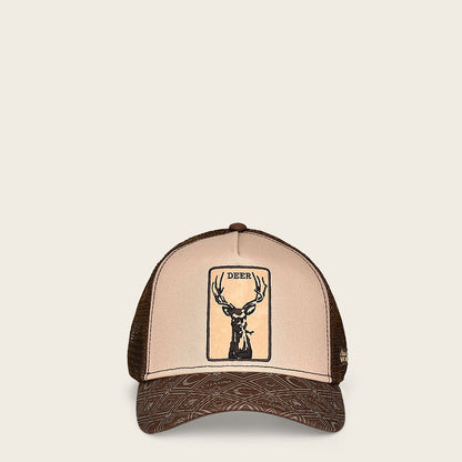 Gorra Cuadra con Parche de Venado