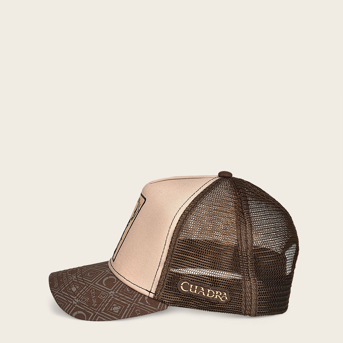 Gorra Cuadra con Parche de Venado