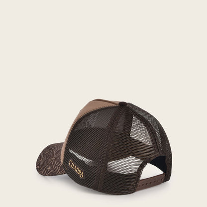 Gorra Cuadra con Parche de Caballo